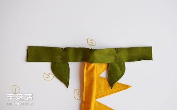 兒童火龍頭帶玩具DIY 不織布玩具頭帶制作方法 -  itrip.net.cn