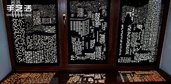 烏克蘭手工城市剪影窗簾 鐫刻白晝限定夜景 -  itrip.net.cn