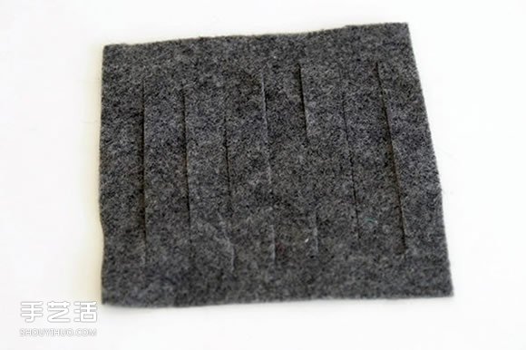 編織風毛氈杯墊DIY 用氈布制作彩虹杯墊教程 -  itrip.net.cn