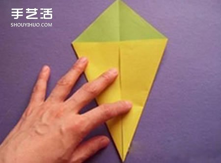 簡單香蕉的折法圖解 幼兒園香蕉折紙教程 -  itrip.net.cn