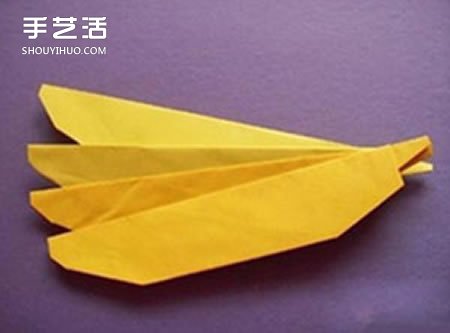 簡單香蕉的折法圖解 幼兒園香蕉折紙教程 -  itrip.net.cn