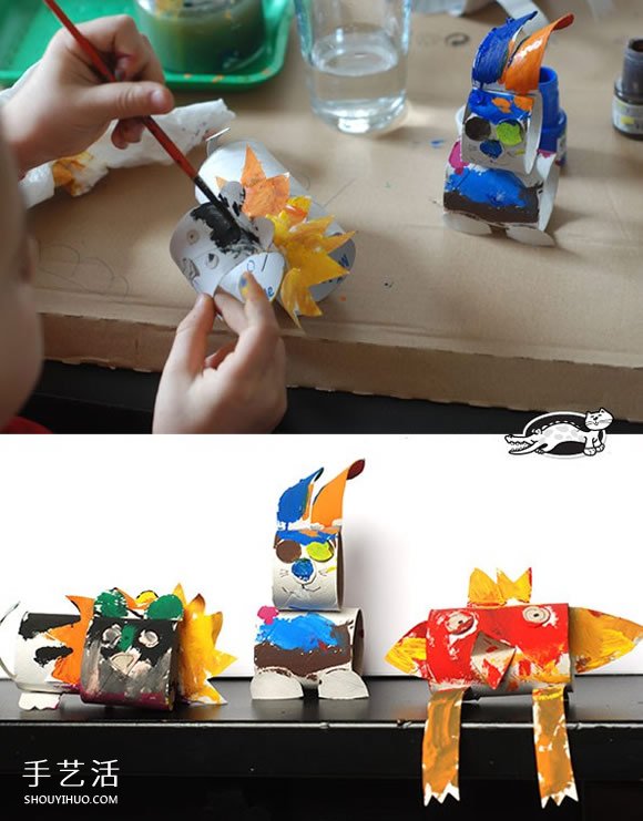 卷紙筒手工制作小動物 幼兒園小動物制作教程 -  itrip.net.cn