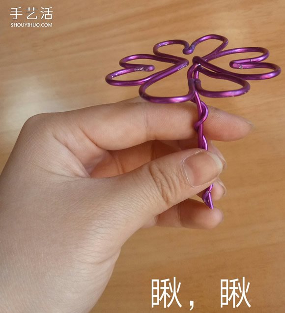 兒童鋁線做四葉草教程 簡單鋁線四葉草的做法 -  itrip.net.cn