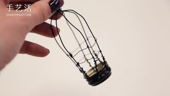 瓶蓋制作鳥籠掛飾的方法 簡單鐵絲小鳥籠DIY制作 -  itrip.net.cn