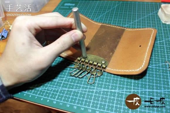 手工皮革鑰匙包制作教程 DIY鑰匙包教程圖解 -  itrip.net.cn