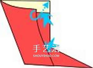 圣誕靴的折紙方法圖解 幼兒折圣誕靴的教程 -  itrip.net.cn