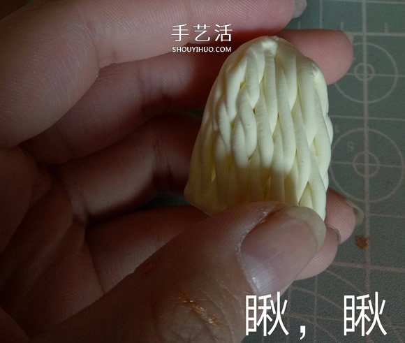 冬天保暖帽子粘土制作 超輕粘土毛線帽DIY圖解 -  itrip.net.cn
