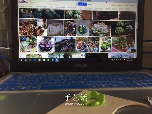 超輕粘土制作多肉相框 漂亮超輕粘土相框DIY -  itrip.net.cn