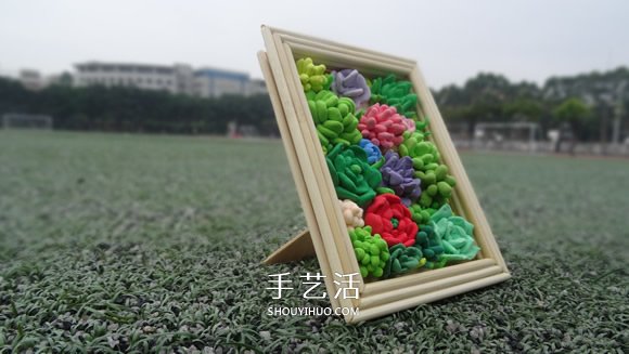 超輕粘土制作多肉相框 漂亮超輕粘土相框DIY -  itrip.net.cn