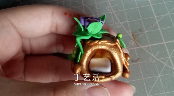 超輕粘土精靈小屋制作 可愛精靈房子粘土DIY -  itrip.net.cn