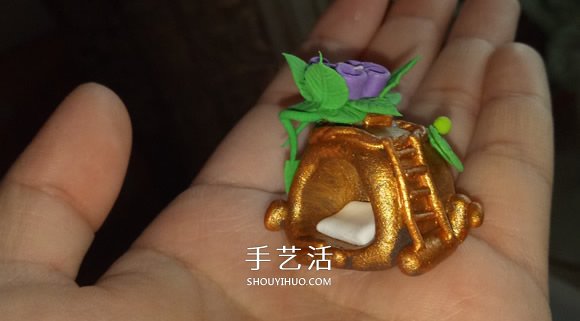 超輕粘土精靈小屋制作 可愛精靈房子粘土DIY -  itrip.net.cn