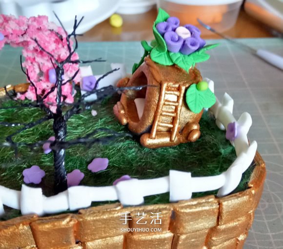 超輕粘土精靈小屋制作 可愛精靈房子粘土DIY -  itrip.net.cn