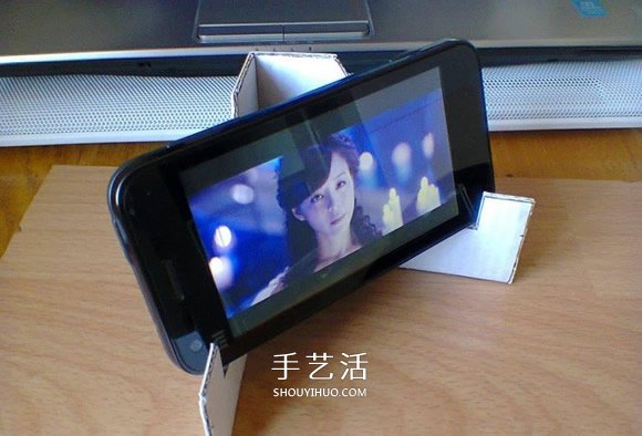 廢紙盒做手機支架方法 簡易手機支架制作方法 -  itrip.net.cn
