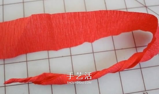 皺紋紙玫瑰花掛飾DIY 婚禮情人節(jié)愛(ài)心裝飾制作 -  itrip.net.cn