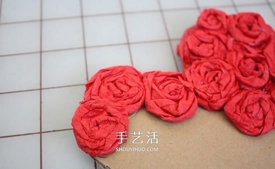 皺紋紙玫瑰花掛飾DIY 婚禮情人節(jié)愛(ài)心裝飾制作 -  itrip.net.cn