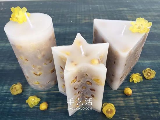 自制蠟梅花蠟燭的方法 鮮花蠟燭禮物DIY制作 -  itrip.net.cn