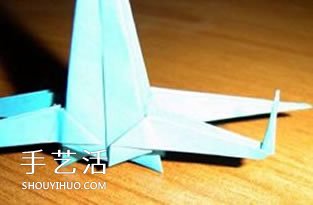 X翼戰(zhàn)斗機折紙方法 怎么折X翼戰(zhàn)斗機圖解 -  itrip.net.cn
