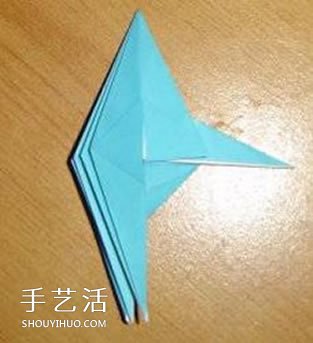 X翼戰(zhàn)斗機折紙方法 怎么折X翼戰(zhàn)斗機圖解 -  itrip.net.cn