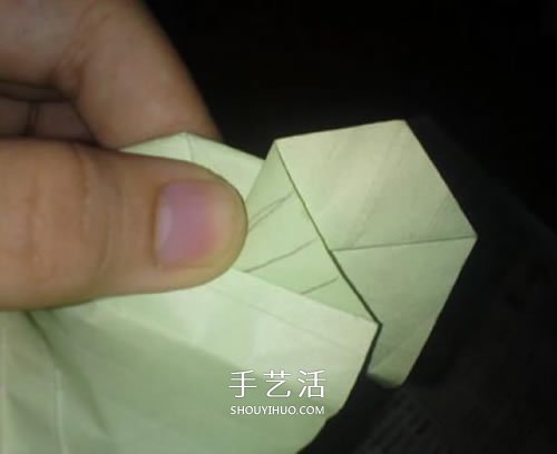 美麗又復(fù)雜玫瑰花折紙 NS玫瑰折紙實(shí)拍圖解 -  itrip.net.cn