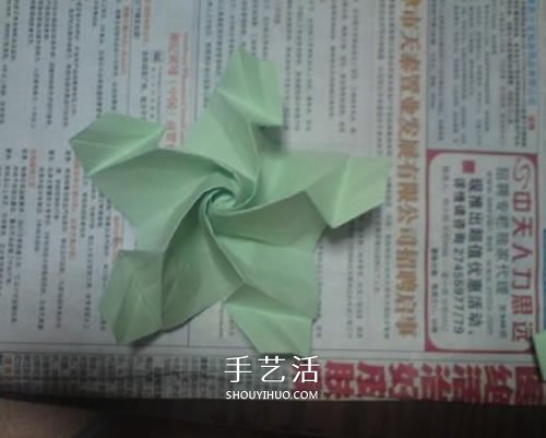 美麗又復(fù)雜玫瑰花折紙 NS玫瑰折紙實(shí)拍圖解 -  itrip.net.cn