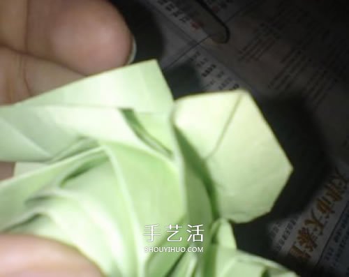美麗又復(fù)雜玫瑰花折紙 NS玫瑰折紙實(shí)拍圖解 -  itrip.net.cn