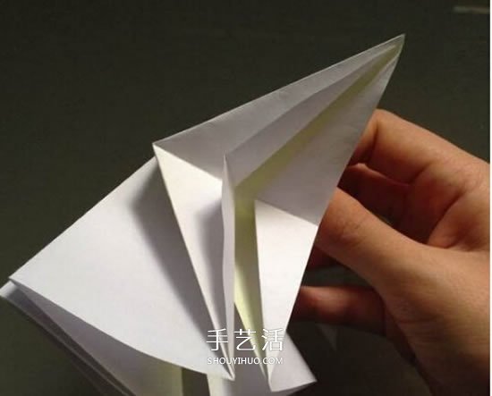 紙百合花的折法圖解 折百合花的方法步驟 -  itrip.net.cn
