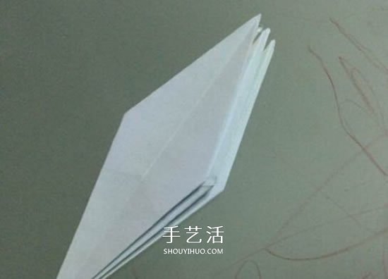 紙百合花的折法圖解 折百合花的方法步驟 -  itrip.net.cn