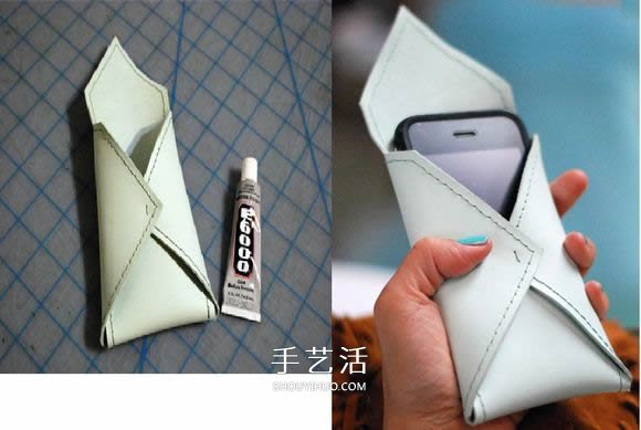 自制皮革手機(jī)套的方法 簡單皮革做手機(jī)套圖解 -  itrip.net.cn
