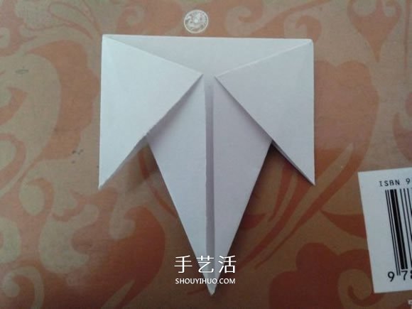 最簡單元寶的疊法圖解 怎么折紙?jiān)獙毜姆椒?-  itrip.net.cn