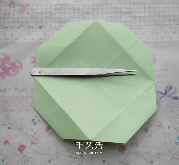 鉆石玫瑰的折法圖解 怎么折鉆石玫瑰的教程 -  itrip.net.cn