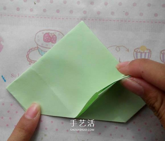鉆石玫瑰的折法圖解 怎么折鉆石玫瑰的教程 -  itrip.net.cn