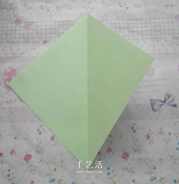 鉆石玫瑰的折法圖解 怎么折鉆石玫瑰的教程 -  itrip.net.cn