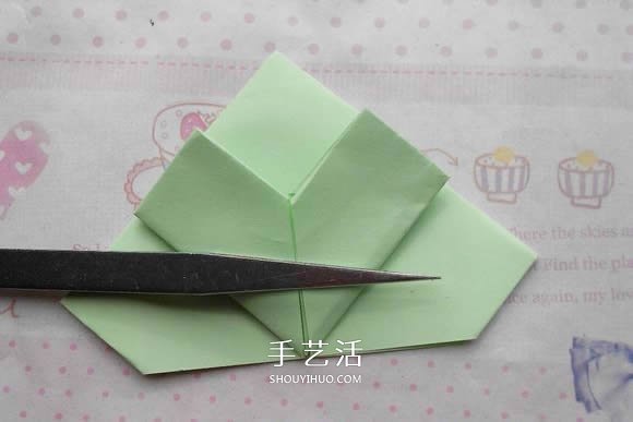 鉆石玫瑰的折法圖解 怎么折鉆石玫瑰的教程 -  itrip.net.cn