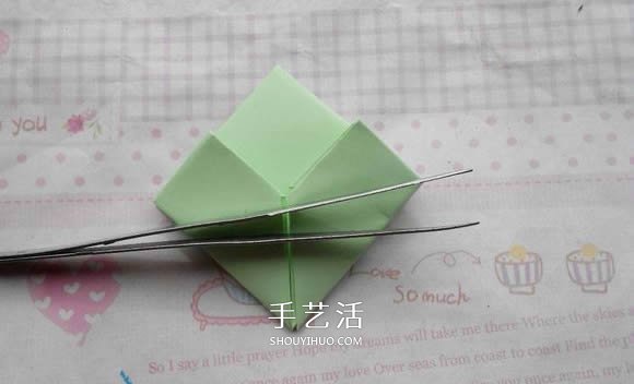 鉆石玫瑰的折法圖解 怎么折鉆石玫瑰的教程 -  itrip.net.cn