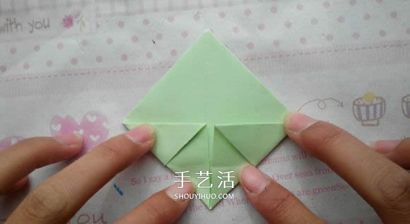 鉆石玫瑰的折法圖解 怎么折鉆石玫瑰的教程 -  itrip.net.cn