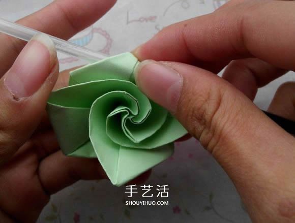 鉆石玫瑰的折法圖解 怎么折鉆石玫瑰的教程 -  itrip.net.cn