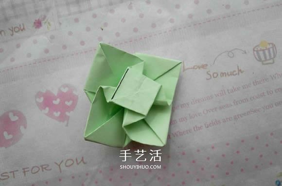 鉆石玫瑰的折法圖解 怎么折鉆石玫瑰的教程 -  itrip.net.cn