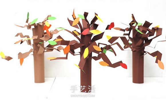 幼兒園大樹手工制作 簡單立體大樹的做法教程 -  itrip.net.cn