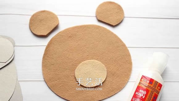 不織布新年小熊制作 超萌小熊布偶DIY圖解 -  itrip.net.cn