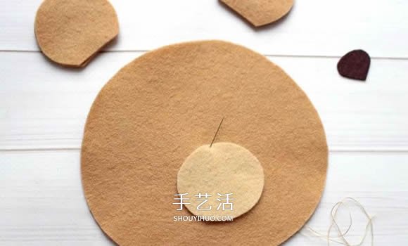 不織布新年小熊制作 超萌小熊布偶DIY圖解 -  itrip.net.cn