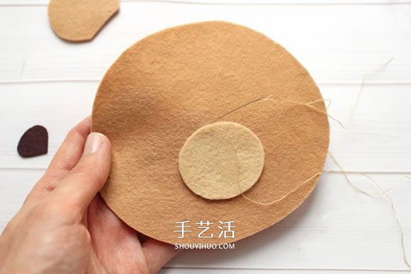 不織布新年小熊制作 超萌小熊布偶DIY圖解 -  itrip.net.cn