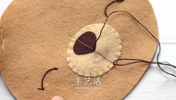 不織布新年小熊制作 超萌小熊布偶DIY圖解 -  itrip.net.cn