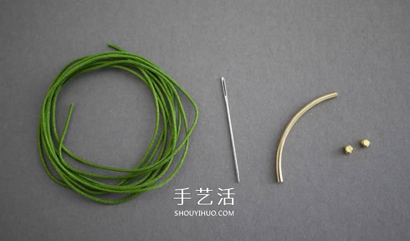 簡單又好看手鏈編法 金色管珠手鏈編織圖解 -  itrip.net.cn