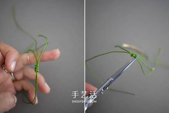 簡單又好看手鏈編法 金色管珠手鏈編織圖解 -  itrip.net.cn