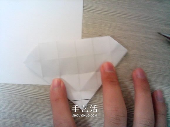 八瓣川崎玫瑰折法圖解 折紙八瓣川崎玫瑰花 -  itrip.net.cn