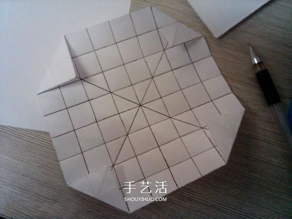 八瓣川崎玫瑰折法圖解 折紙八瓣川崎玫瑰花 -  itrip.net.cn