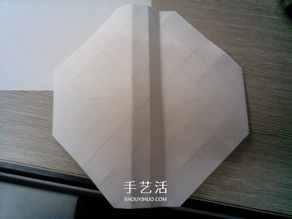 八瓣川崎玫瑰折法圖解 折紙八瓣川崎玫瑰花 -  itrip.net.cn