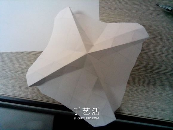 八瓣川崎玫瑰折法圖解 折紙八瓣川崎玫瑰花 -  itrip.net.cn