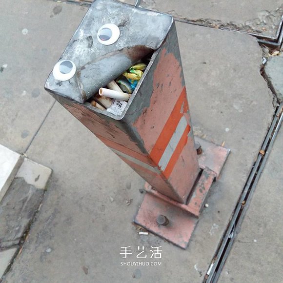 你在看我嗎？活動眼珠粘貼讓平凡街頭趣味橫生 -  itrip.net.cn