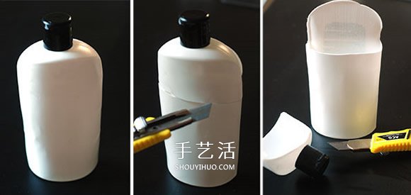 廢物利用塑料瓶做筆筒 卡通小怪物筆筒DIY方法 -  itrip.net.cn